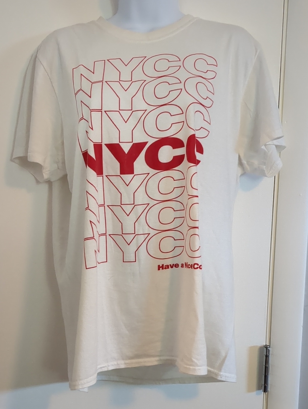NYCC New York Comic Con Reedpop Have A Nice Con 2021 Tshirt L White